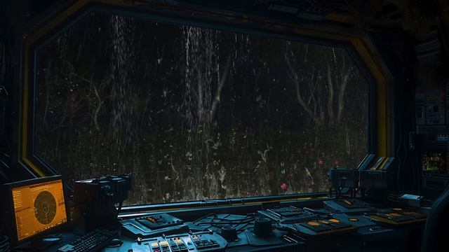 Hidden Facility  🌑： Post-Apocalypse Haven 🌲 ｜ Dark Ambient 🌧️ ｜ Forest Rain 🌫️