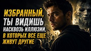 Избранный, ты видишь насквозь иллюзии, в которых все еще живут другие