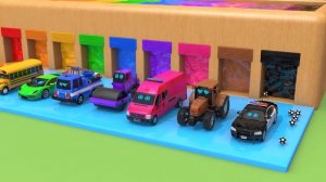 Как собрать желтый школьный автобус – Дорожное транспортное средство с детскими стишками для детей