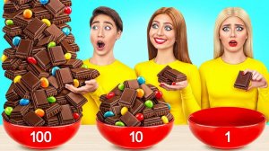 100 Слоев Еды Челлендж # Вкусные Кухонные Лайфхаки от TeenDO Challenge