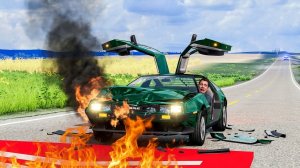 BeamNG.drive - Эпично! Безумные аварии на скорости 1600 км/ч