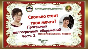 Встреча с Жанной Косовой Ч.2 ПДС путь к мечте (1) 2