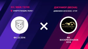 ФК 22 2014 - ФК Воскресенское 2014