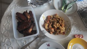 Заработал на тарелку плова 🍚 🐔🚿