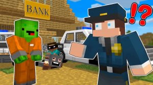 Джей Джей стал полицейским?! Майнкрафт Мультик