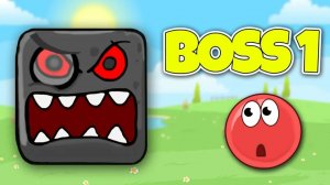 Побеждаю 1-го босса из Red Ball 4