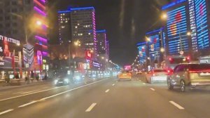 Москва ночная.