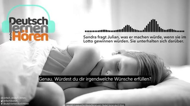 #1  Deutsch lernen durch Hören  Deutsch lernen im Schlaf  Niveau A2-B1  UT 🇩🇪 🇬🇧 🇹🇷-854x480-av