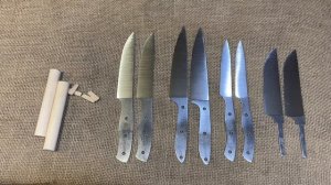 Кухонные ножи в клинках из D2 стали