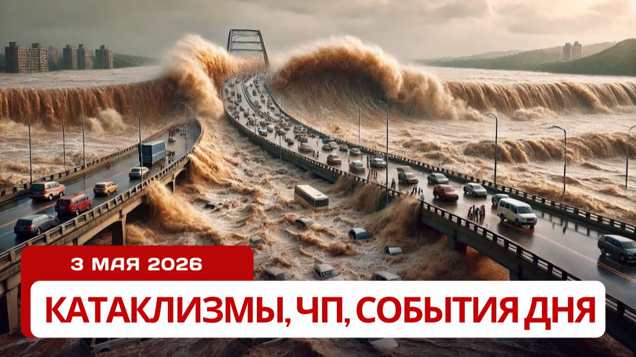 Новости Сегодня 03.05.2026 - Катаклизмы за сегодня, ЧП, События дня |  Россия США Китай Европа Индия