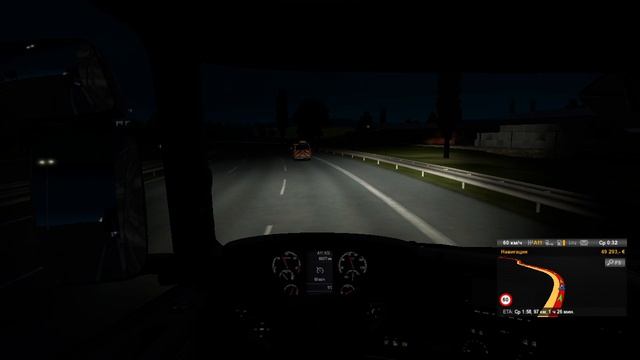 39) Euro Truck Simulator 2 Огромные шины (12,1х4,0х3,2м 20т) 213 км Brussel (B) - Amsterdam (NL)