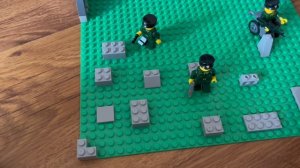 Обзор самодельной базы военных из lego