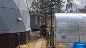 Гусеничный модуль поехал