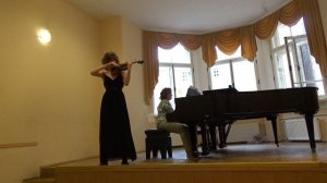 Чернышева Диана (17 лет), Я. Сибелиус концерт для скрипки с оркестром II и III части.