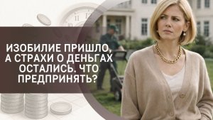 Изобилие пришло, а страхи о деньгах остались. Что предпринять? Фрагмент вебинара