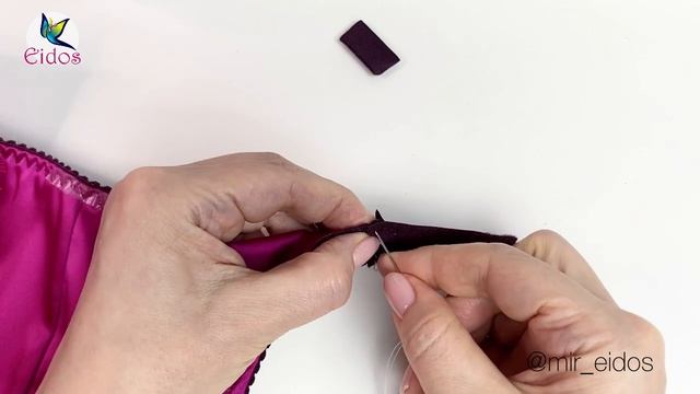 4 урок. Отделка  пояса для чулок