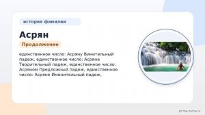 Раскрываем тайны фамилии Асрян: происхождение и история, значение и склонение в одной статье