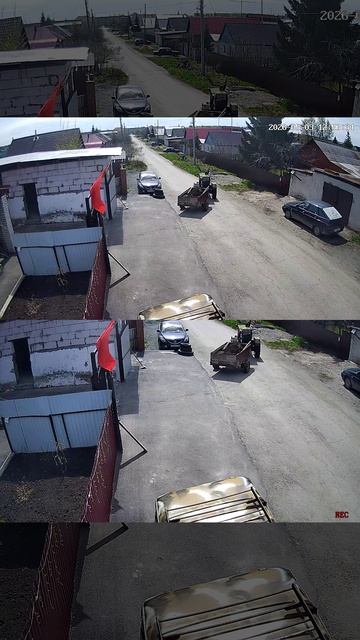 Первый выезд с перегноем.
