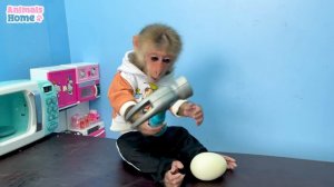 Naughty BiBi harvests fruit make hamburger