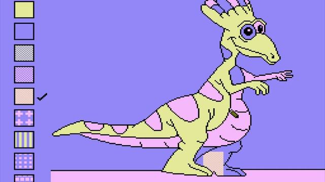 TAS, (NES) Color a Dinosaur - "our color theorem" in 07m 08.078s by warmCabin