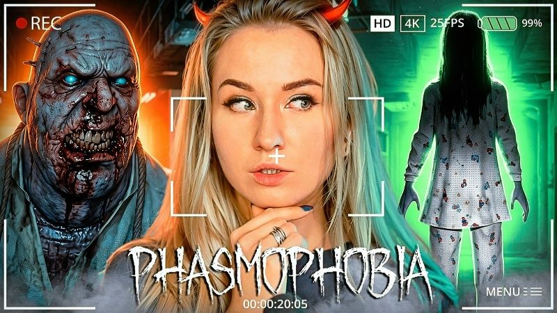 [Dariya Rain] 👻 САМЫЕ СТРАШНЫЕ КАРТЫ! Охота на призраков в Школе, Тюрьме и Психушке | Phasmophobia