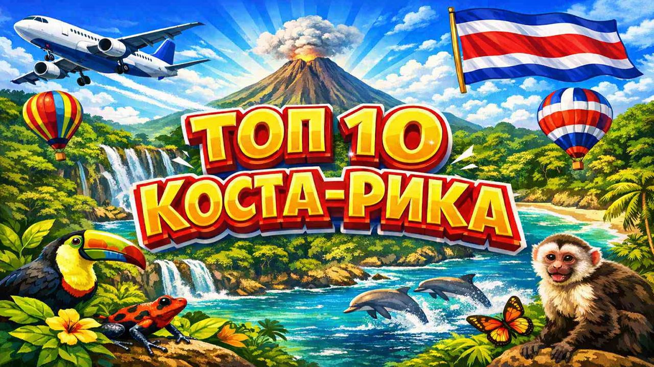 Топ 10 | КОСТА-РИКА : Путеводитель