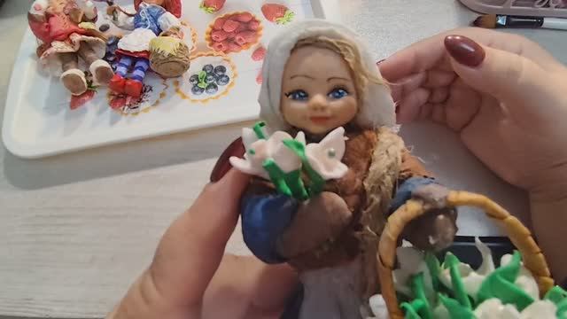 Моя коллекция ватных игрушек ручной работы. Март 2026.