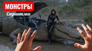Секретный робот-крокодил. Страшилки челлендж шоу.