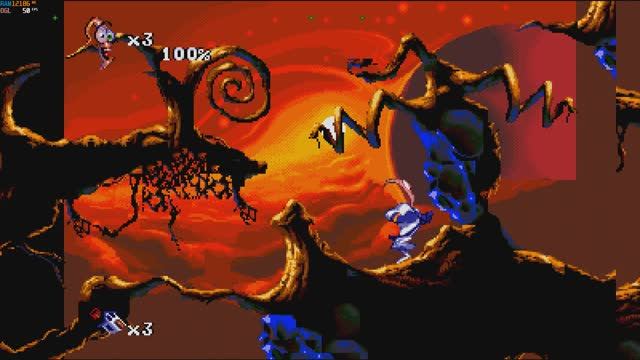 [SMD] Earthworm Jim 2 (1995) [RetroArch - ядро Genesis Plus GX Wide]