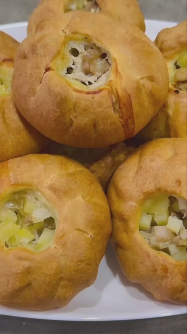 Курник с курицей и картошкой в духовке