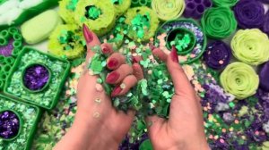 Залипательное ASMR видео ｜ раздавливание мыльных коробочек с блёстками и пеной ｜ треск глины ｜ нарез