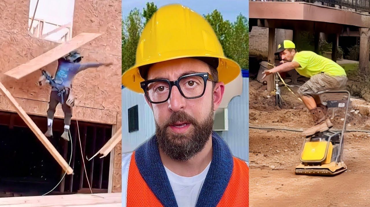 Unbelievable Smart Worker & Hilarious Fails  Construction Compilation 15 construction adamrose