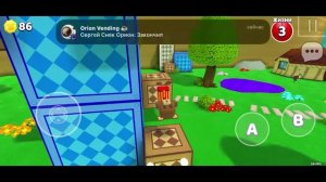 Malai & Papa играют в super Bear adventure собрали монеты для спасения короля