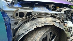 Mazda 3 bk Снятие переднего крыла