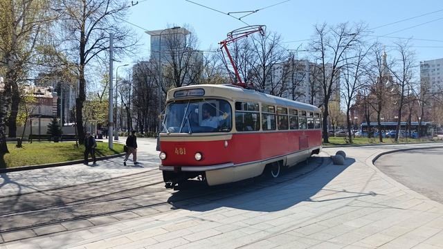 Экскурсионная Tatra T3SU у Сокольников (03.05.2026)