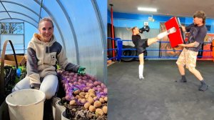Днём — огород, вечером — бойцовский клуб. Жизнь в деревне на контрасте.