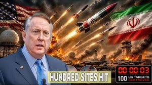 Without Letting U.S Recover,Iran Fires Missiles,Devastates 100 US Targets In Seconds  Col Macgregor