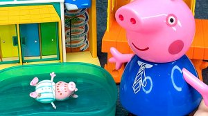 Мультики для детей. Развивающие игрушки Свинка Пеппа. Распаковка и обзор. Мультики для детей.