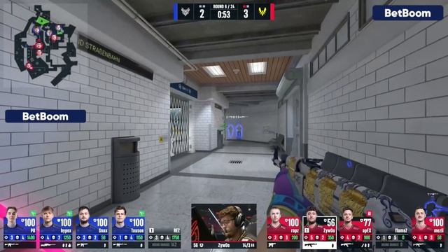 Counter-Strike 2 Топ клатч hypex 1 vs 3 Vitality