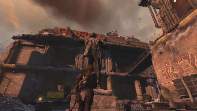 Rise of the Tomb Raider Бандиты и Завод Ленина 5
