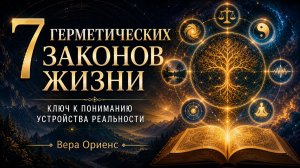 💫7 герметических законов жизни🗝Ключ к пониманию устройства реальности ✅Автор: Вера Ориенс