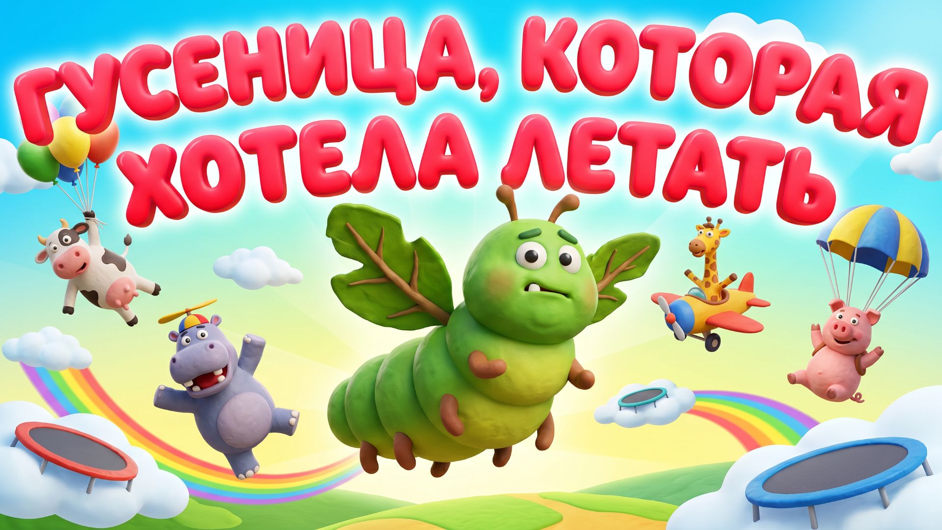 Гусеница, которая хотела летать – Мультфильм для детей | Добрая сказка о мечте и превращении