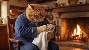 Мурзабек нашёл котёнка