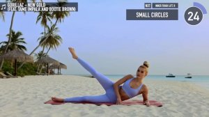 15 MIN LEG WORKOUT, Floor Only - Level_ Medium, slow Pilates Style, low impact, knee friendly