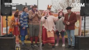 Чемпионат по поросячьему визгу прошёл в Тарту (Эстония)