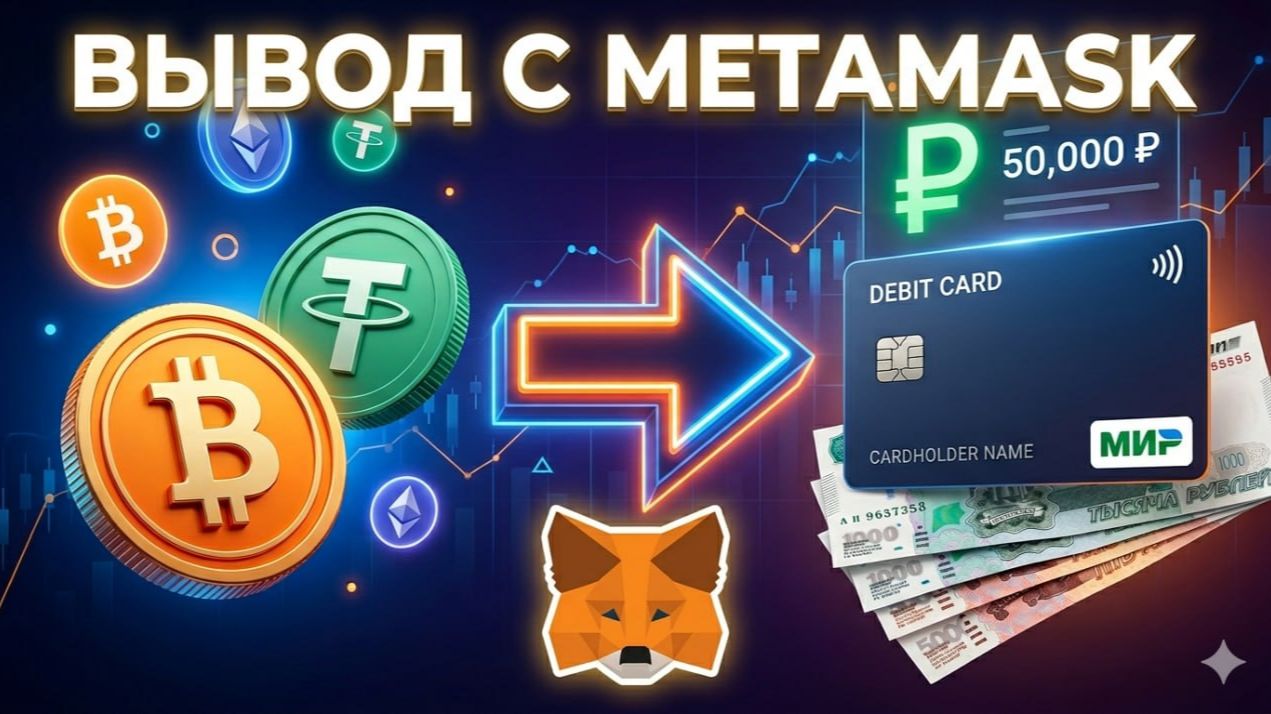 Как вывести криптовалюту с MetaMask (МетаМаск) на карту