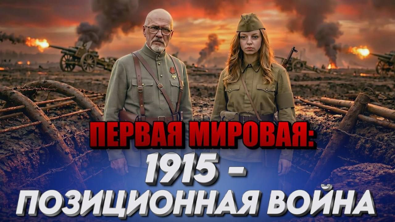 ПЕРВАЯ МИРОВАЯ ВОЙНА   1915 год: окопная война Великое отступление и химическое оружие