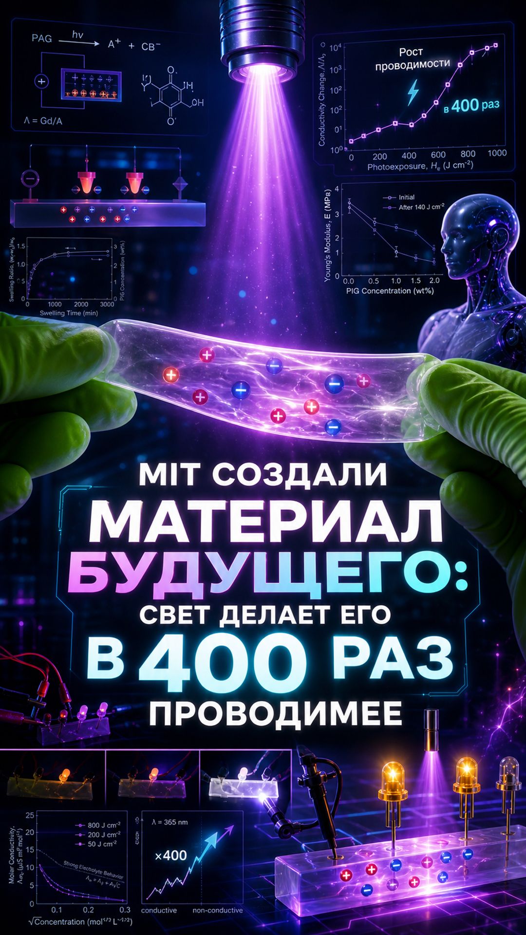 Почему новый мягкий гель MIT может стать важным шагом для носимой электроники и мягких роботов