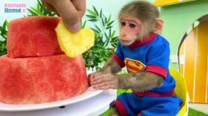 Smart BiBi picks Amee's watermelon to make watermelon cake