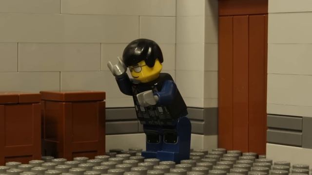 LEGO Циклоп Капитан Америка, покадровая анимация